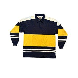 VTG Ringo Sport Barbarian Rugby Collared Polo Shirt Men’s Size XXL Striped